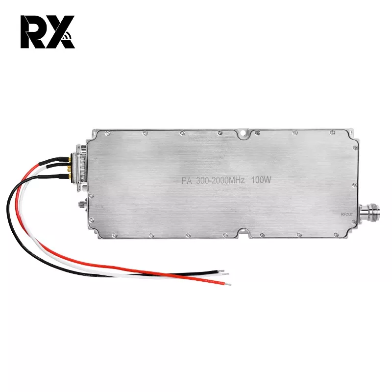 100W RF Güc Gücləndiricisi Modulu 300 -2000MHZ 32V 8A Yüksək Qazanc