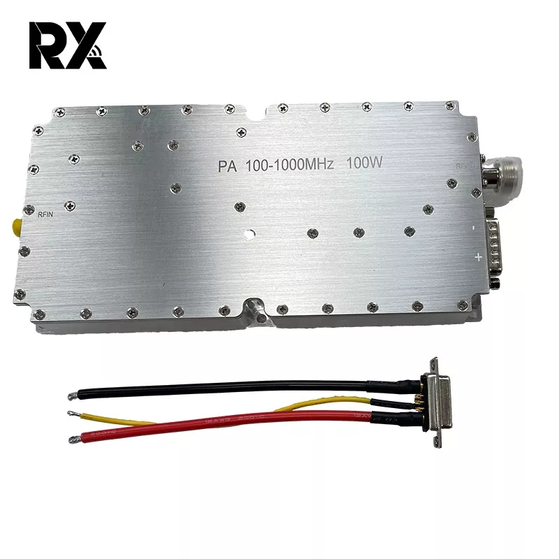 Yüksək güclü 100W 100-1000MHz genişzolaqlı güc gücləndiricisi