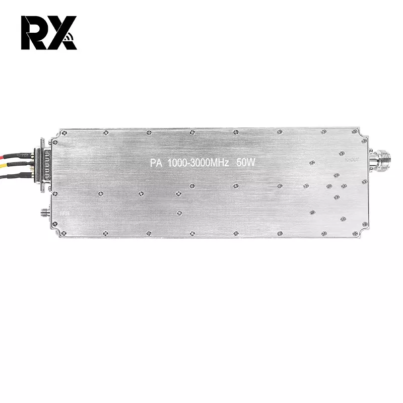 Rəqəmsal mənbəli 1000-3000mHz gücləndirici güc jammer modulu 50w